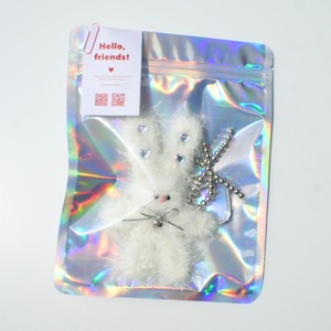 silver heart rabbit【モールドール／うさぎ】| fuwafuwa friends