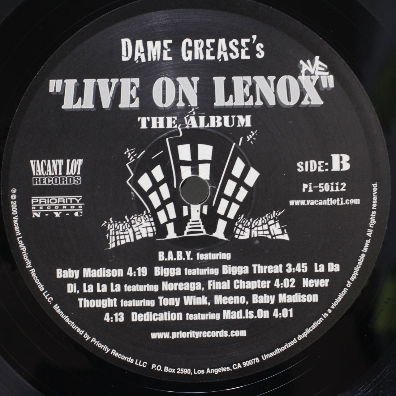 Dame Grease / Dame Grease's "Live On Lenox Ave." The Album [P1 50112] - 画像4