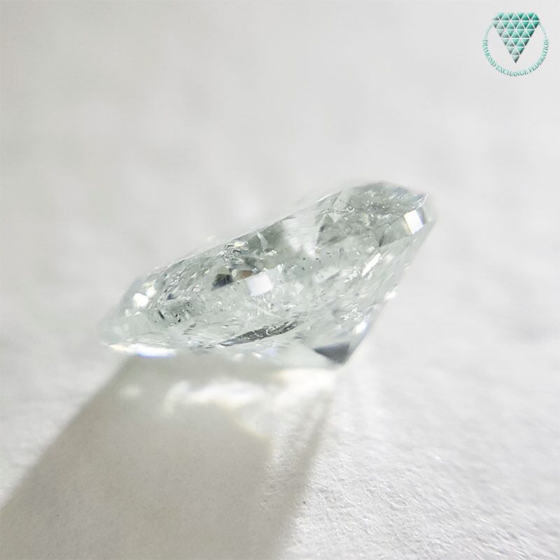 0.558 ct F.DK.GY‐Y.GREEN 天然 グリーン ダイヤモンド