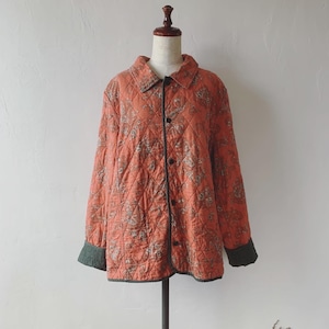 vintage paisley design reversible quilting outer
