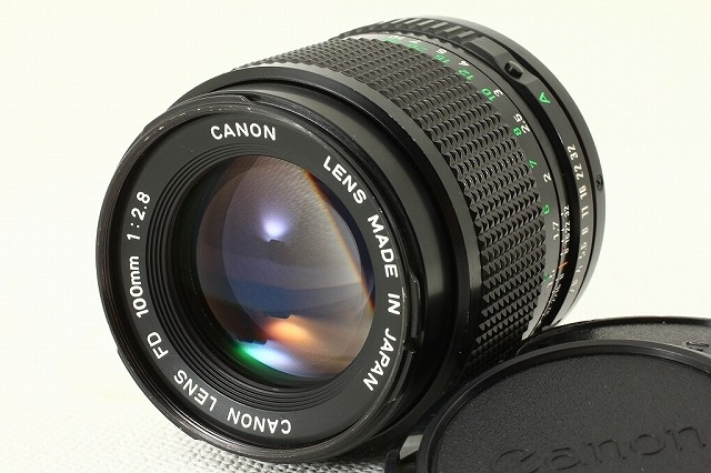 Canon キヤノン New FD 100mm F2.8 外観美品ランク