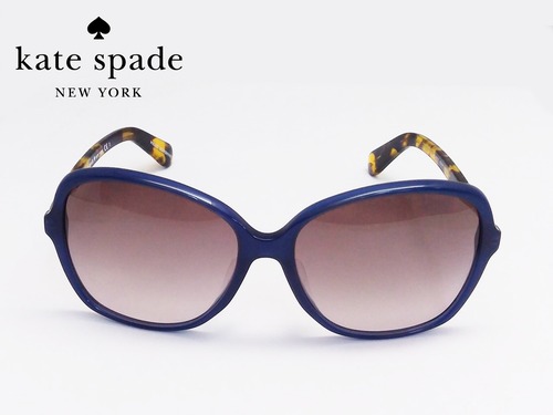 kate spade NEW YORK MD：JACKI/F/S　OCX HA CL：ブルー/ゴールド/ハバナ