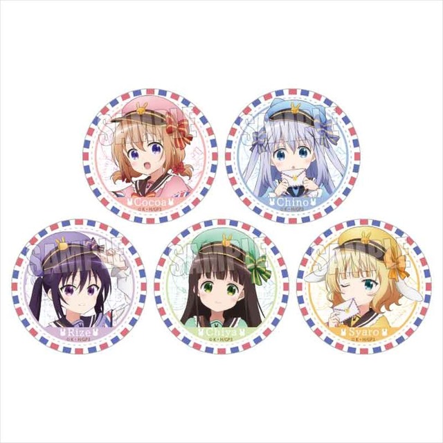 ご注文はうさぎですか? BLOOM トレーディング缶バッジ 郵便屋ver. BOX 全5種