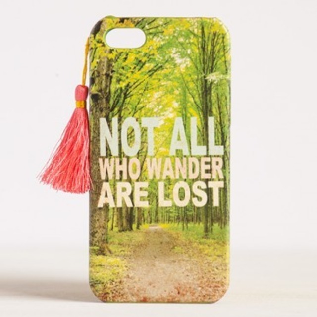 Not All Who Wander Are Lost  iPhone 5 Cover