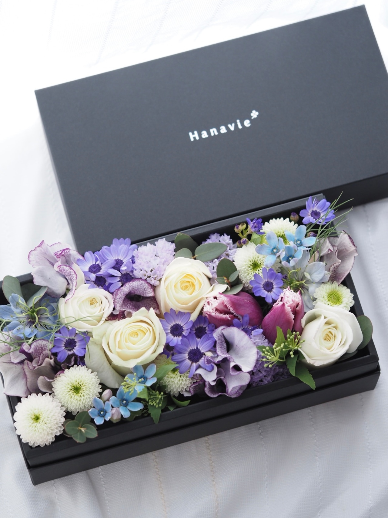 サプライズのボックスアレンジメント(M)