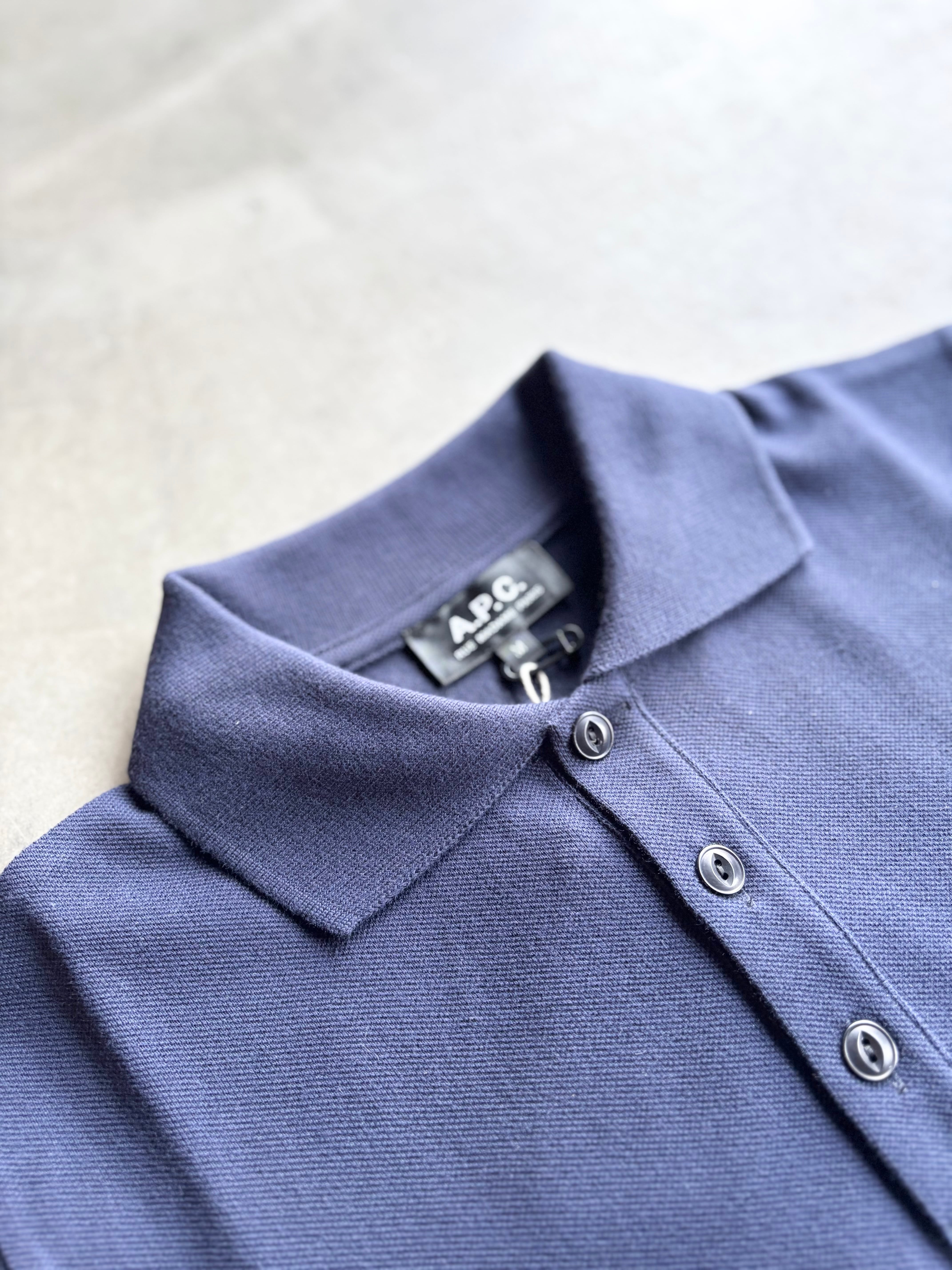 A.P.C. アーペーセー【スタンダード長袖ポロシャツ】 | LARGE LAB TOWN
