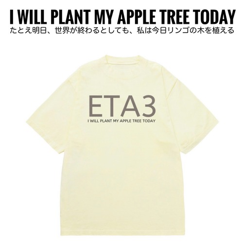 ETA3 apple ヴィンテージ加工T