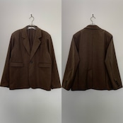 mixツイルオーバーハンサムJK/ブラウン