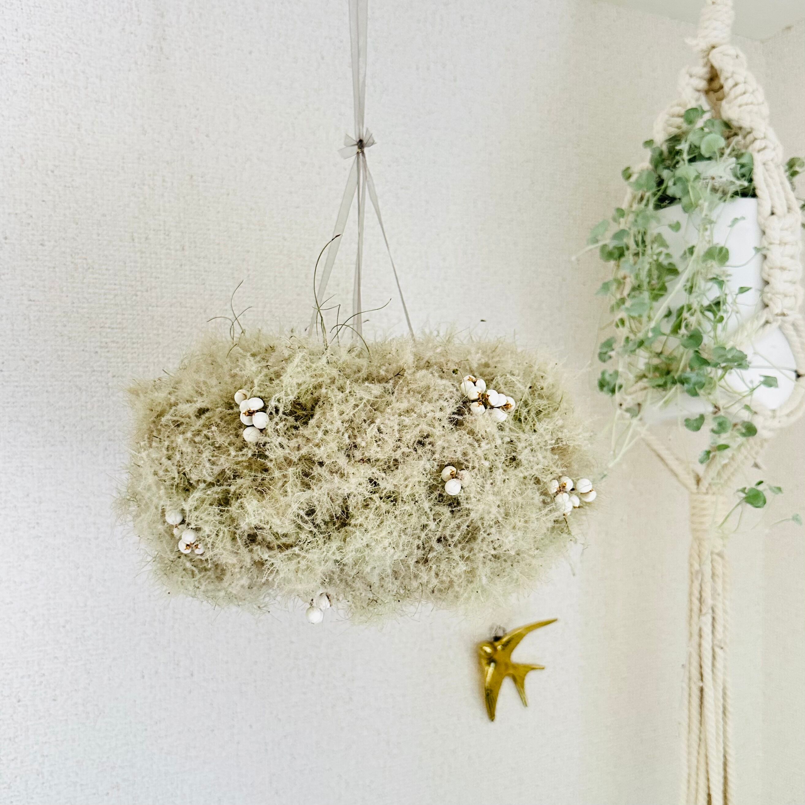 ブルーファンタジアとスモークツリーフライングブーケ ブルーファンタジアとスモークツリーフライングブーケ Pluie Flower