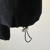 【受注予約:11月上旬入荷予定】中綿コーデュロイドロストBZ/ブラック