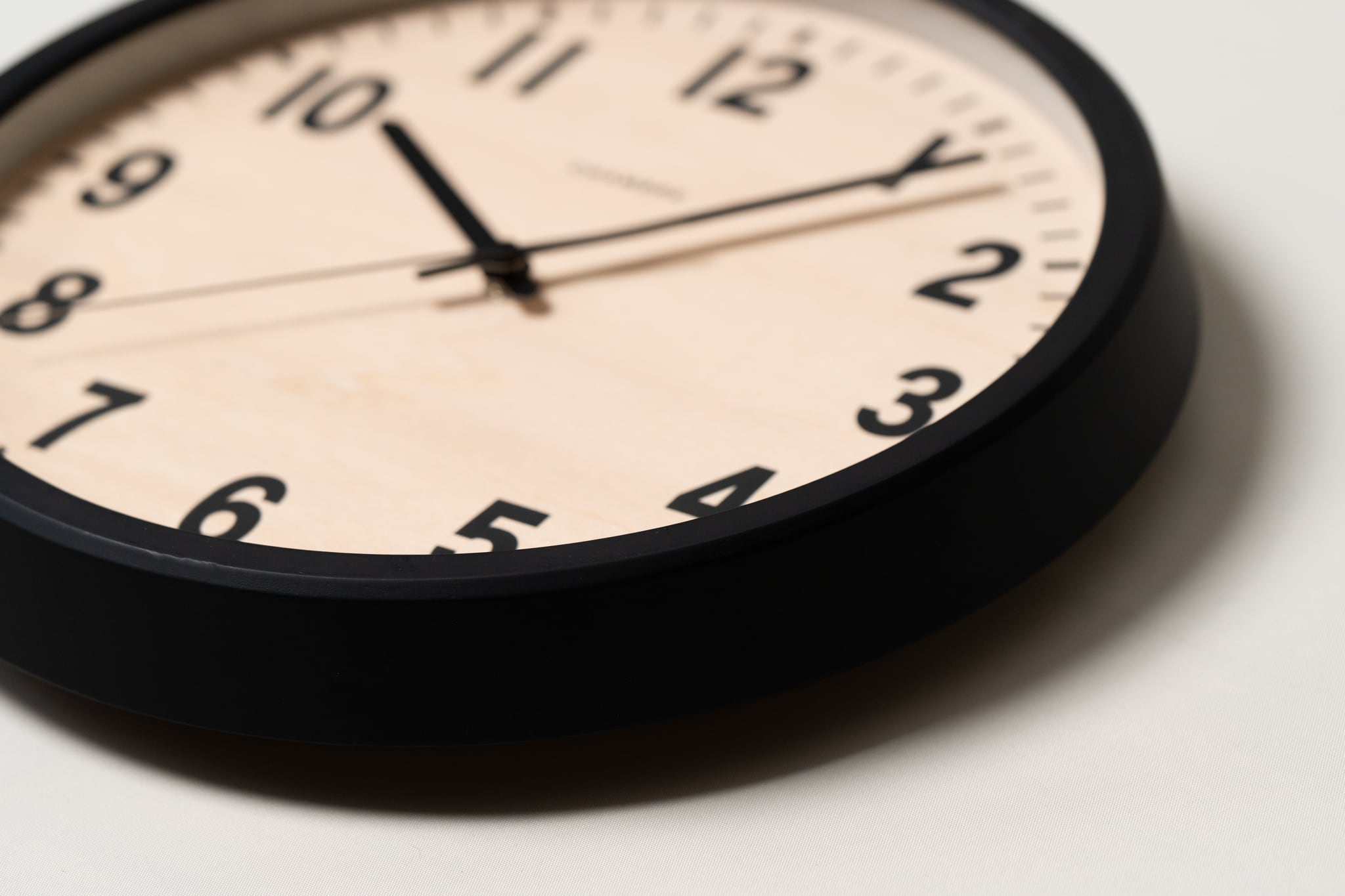 電波時計 PUBLIC CLOCK BLACK -renewal- | シャンブル【CHAMBRE】by
