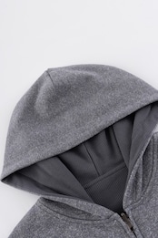 WOKE EDGE  / Double Face Glit Zip Hoodie