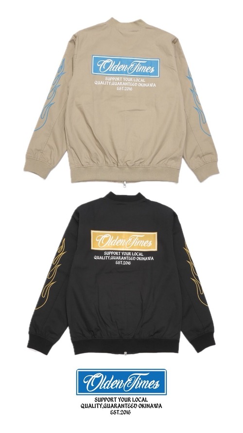 【新作/2色展開】BOX LOGO T/C STADIUM JACKET