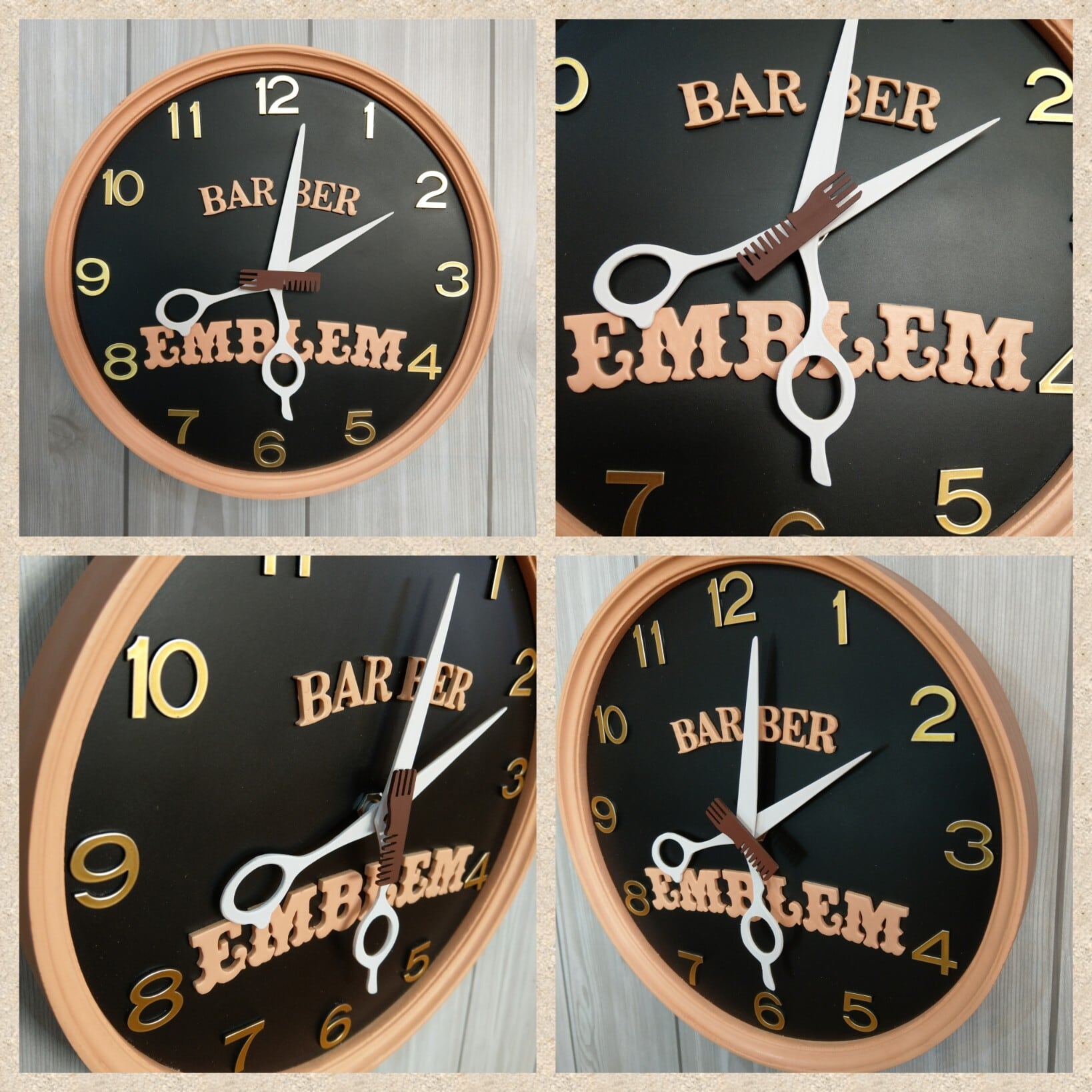 壁掛け時計(オリジナル)オーダー時計(木製)変わり時計 壁掛け時計
