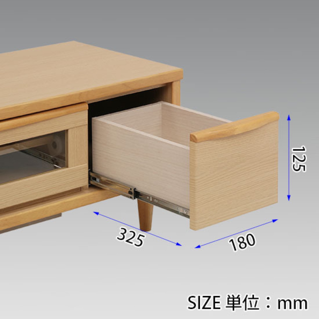 【幅120】テレビボード テレビ台 収納 脚付き ナチュラル(全2色)