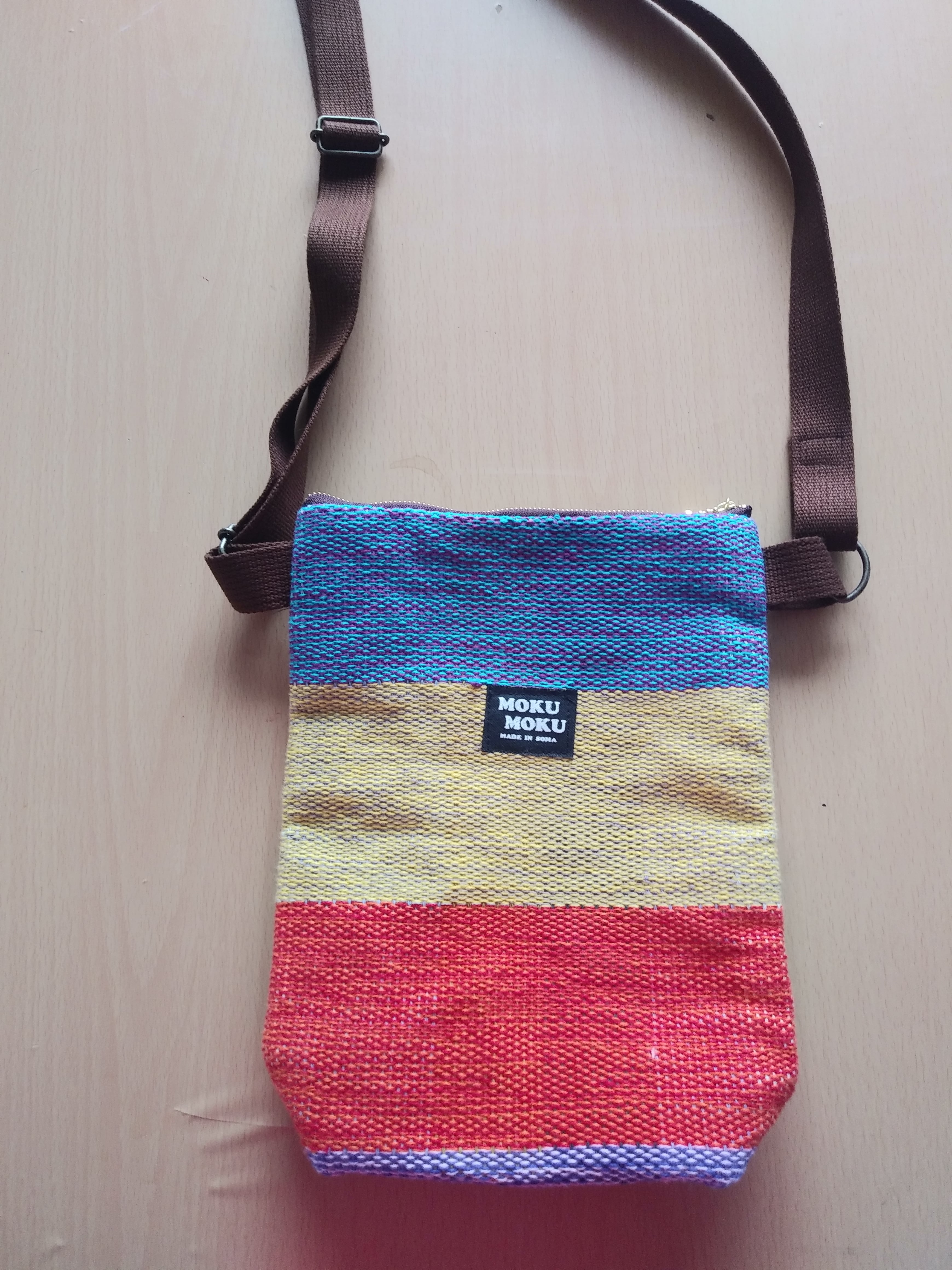 さをり織りショルダーバッグ | 工房もくもく