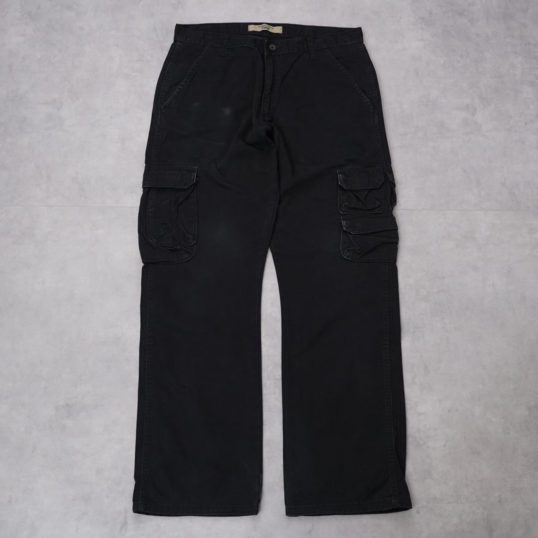 Wrangler ラングラー W34 カーゴパンツ ワークパンツ 黒 15065