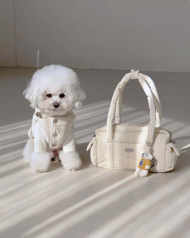 こっそりペアコーデ ハンドバッグ (CREAM)