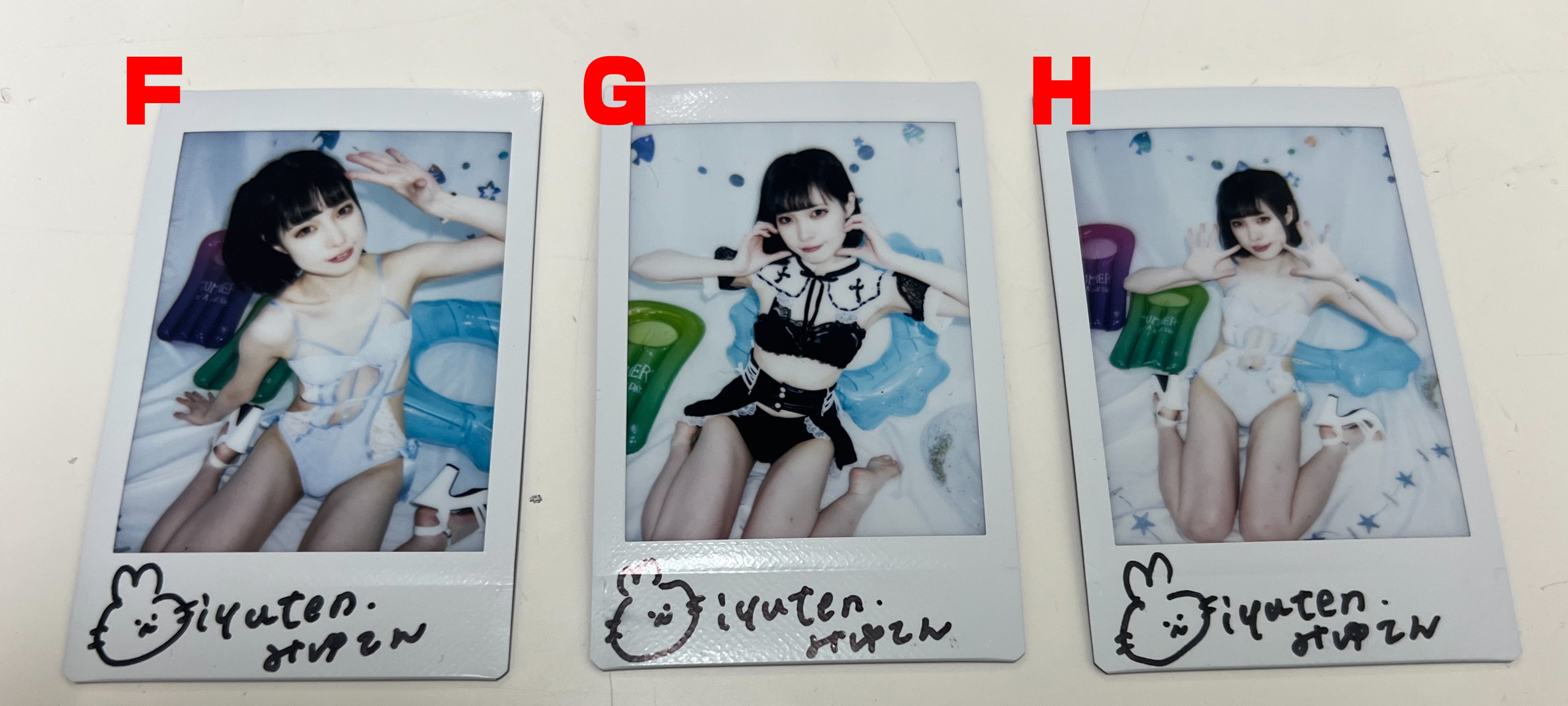 穂坂・翠田・凪】2024夏限定スペシャル水着チェキ（サイン入り