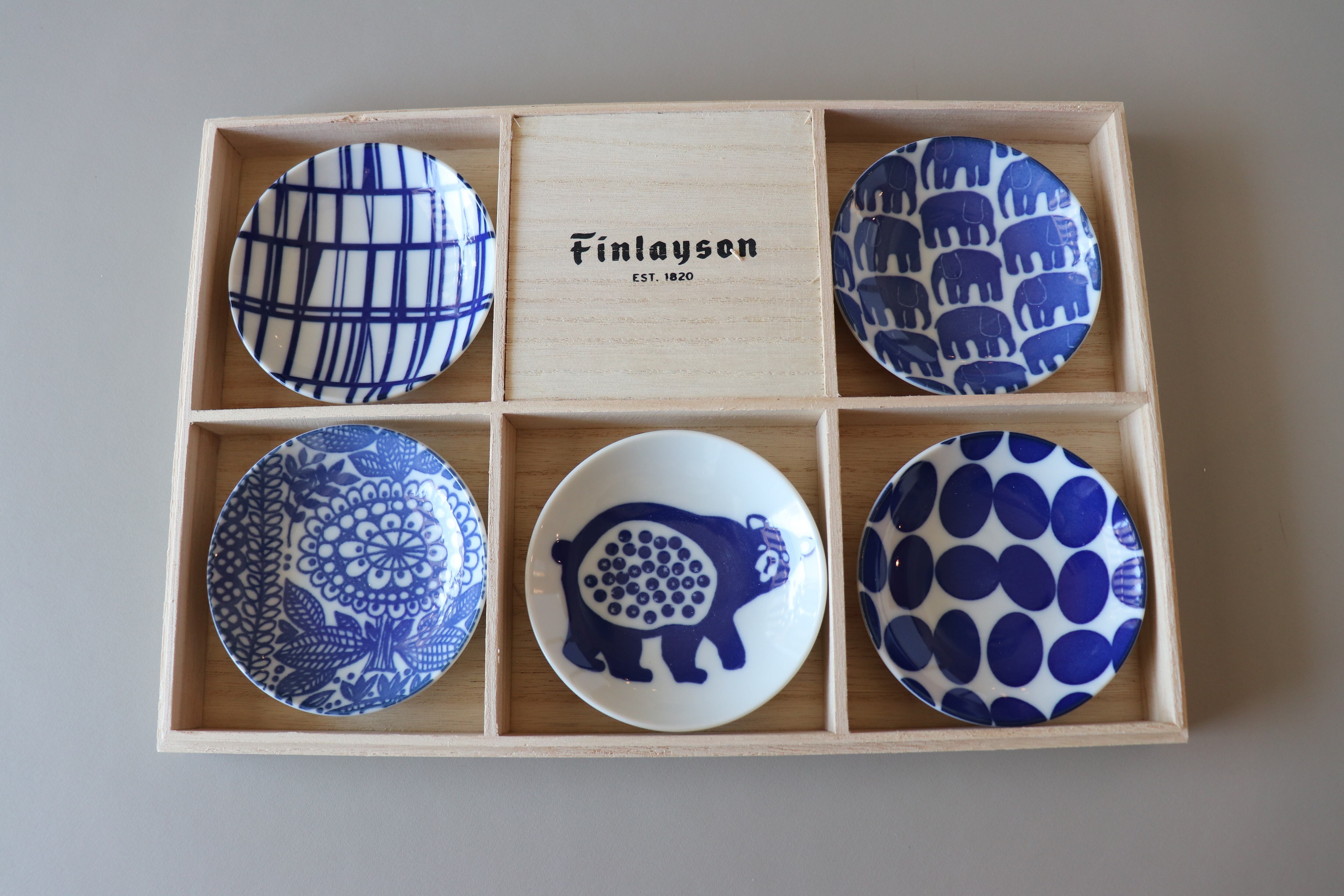 Finlayson(フィンレイソン)木箱入豆皿 5枚セット | Linnel Home Furnishing powered by BASE