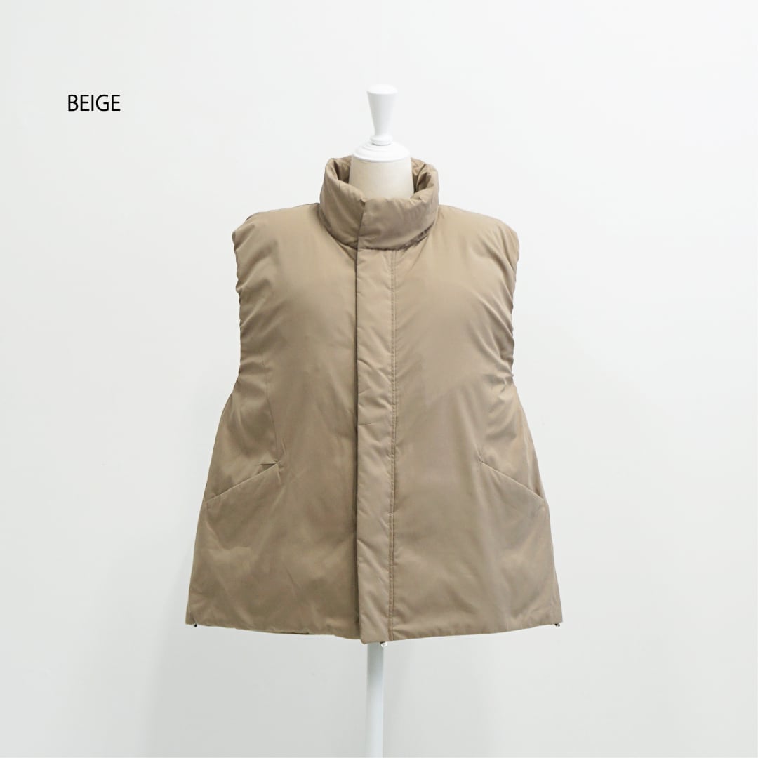 miffew ミフュー STAND COLLAR DOWN VEST スタンドカラーダウンベスト ...