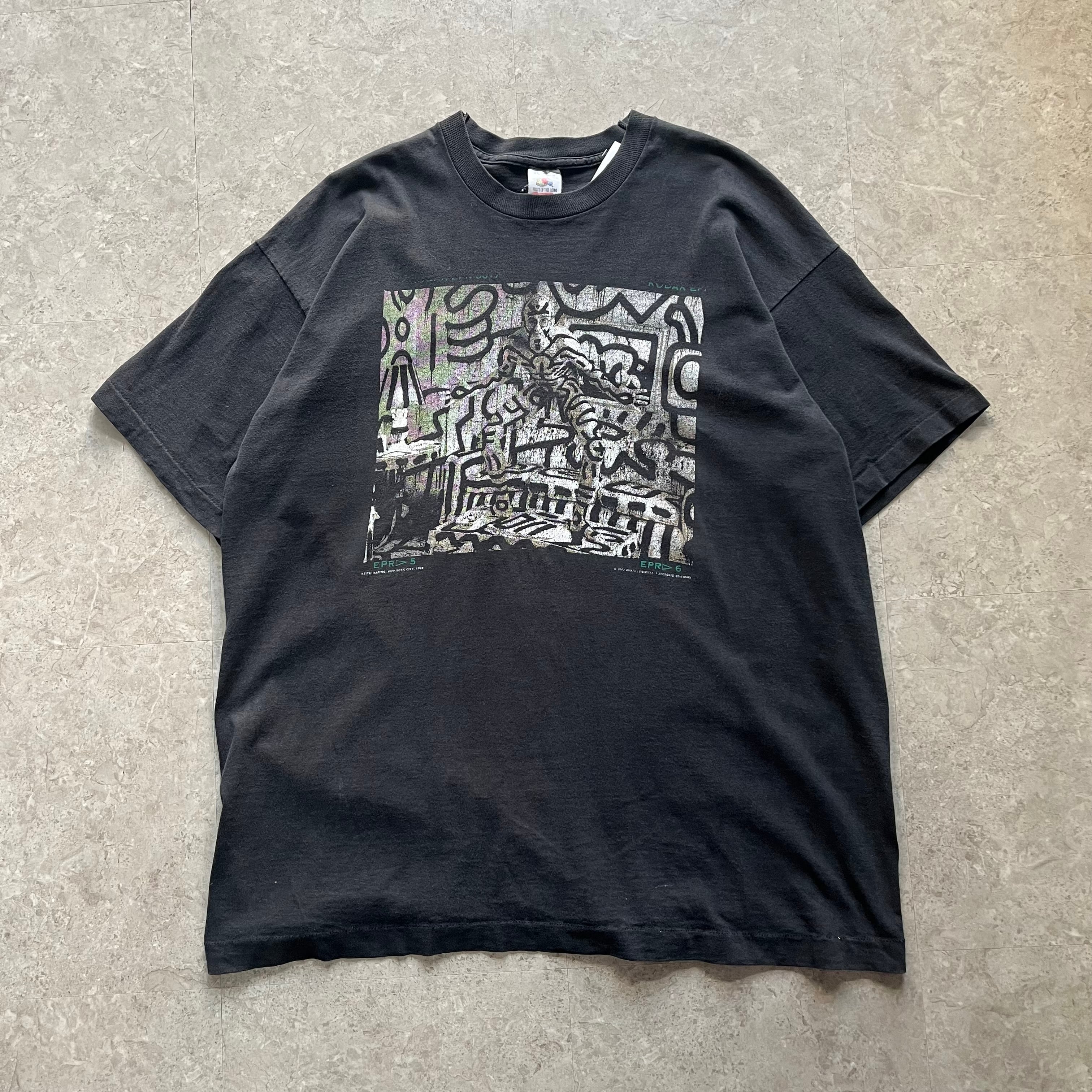 90s Keith Haring × Annie Leibovitz photo T-shirt【仙台店】
