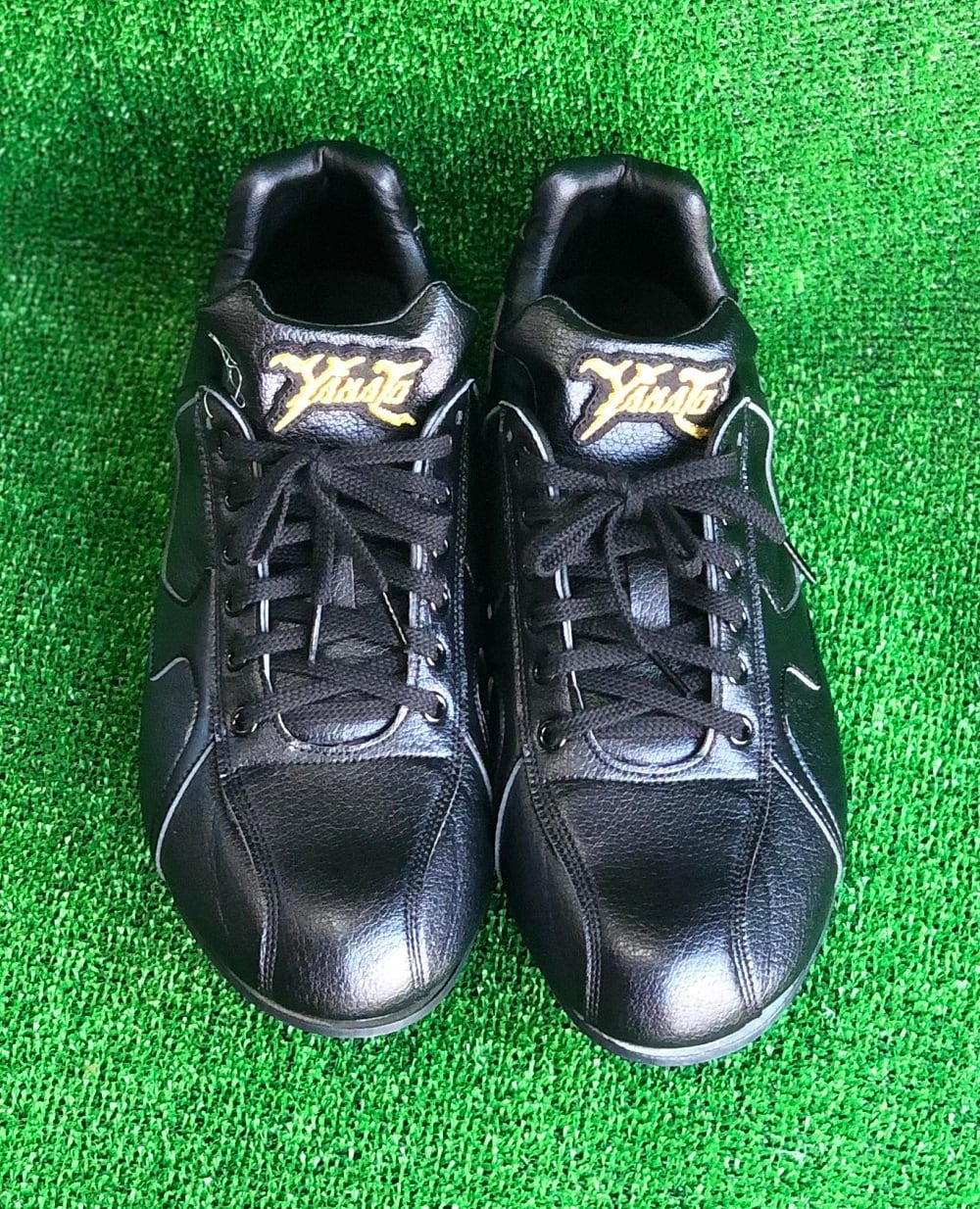 ZETT ブラック スパイクシューズ　革底　26.5センチ ZETT ブラック スパイクシューズ 革底 26.5センチ スパイク・アップ