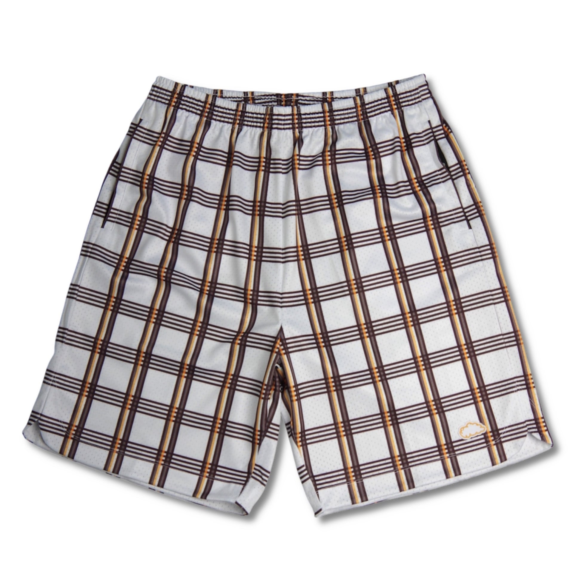 LOLA‘S HARDWARE / CHECK MATE MESH SHORTS / WHITE