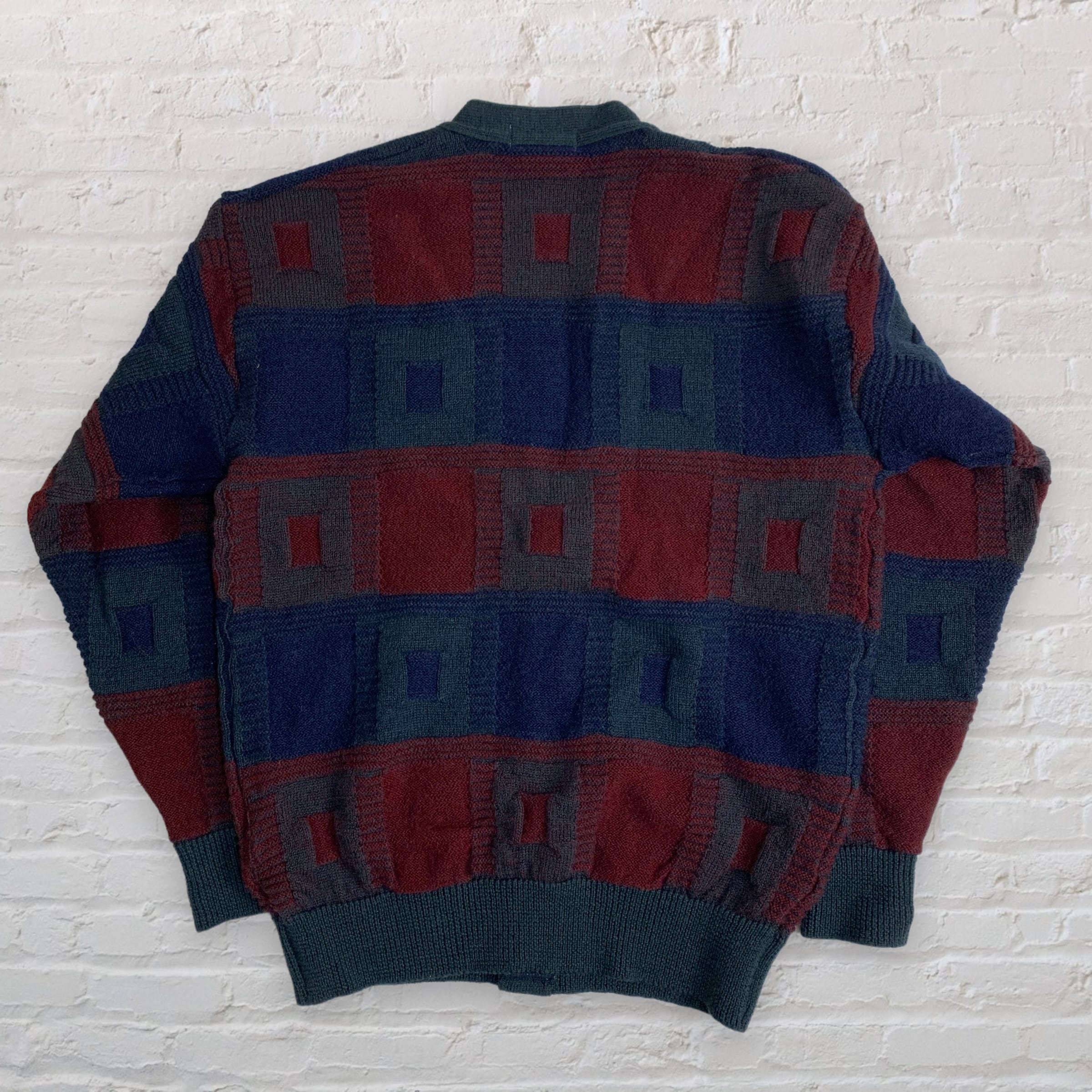 RALDI HOUSE】vintage knit 立体デザイン ニットカーディガン | Re Re