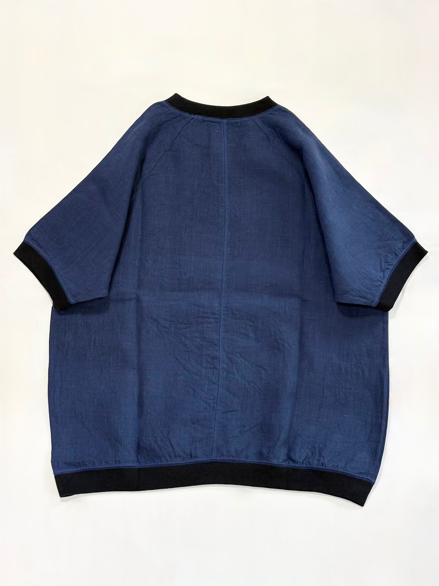 Ordinary fits・LINEN RAGLAN PULL OVER TEE・BLU SH025 | dagligdag