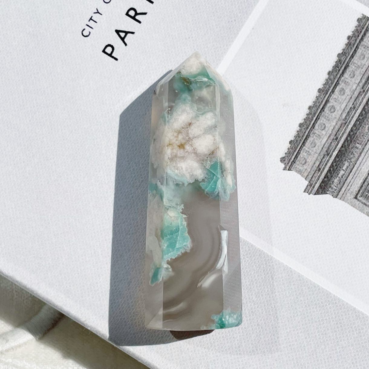 Green Cherry Blossom Point 2