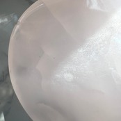 ピンクカルサイト*ハート皿*天然石*天然石インテリア*置き物*H11