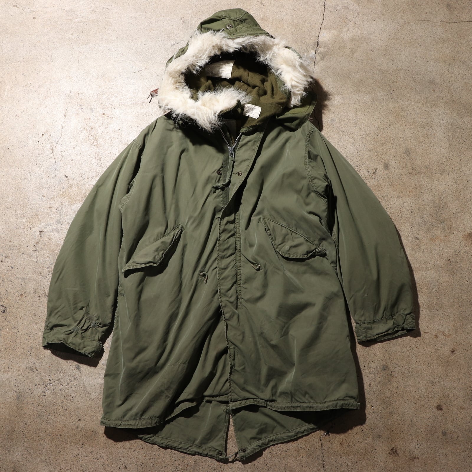 S 70年 アルミジップ フルセット m-65 モッズコート フィッシュテール  