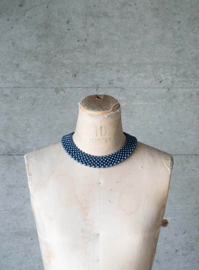 unknown 1970s False collar beads necklace