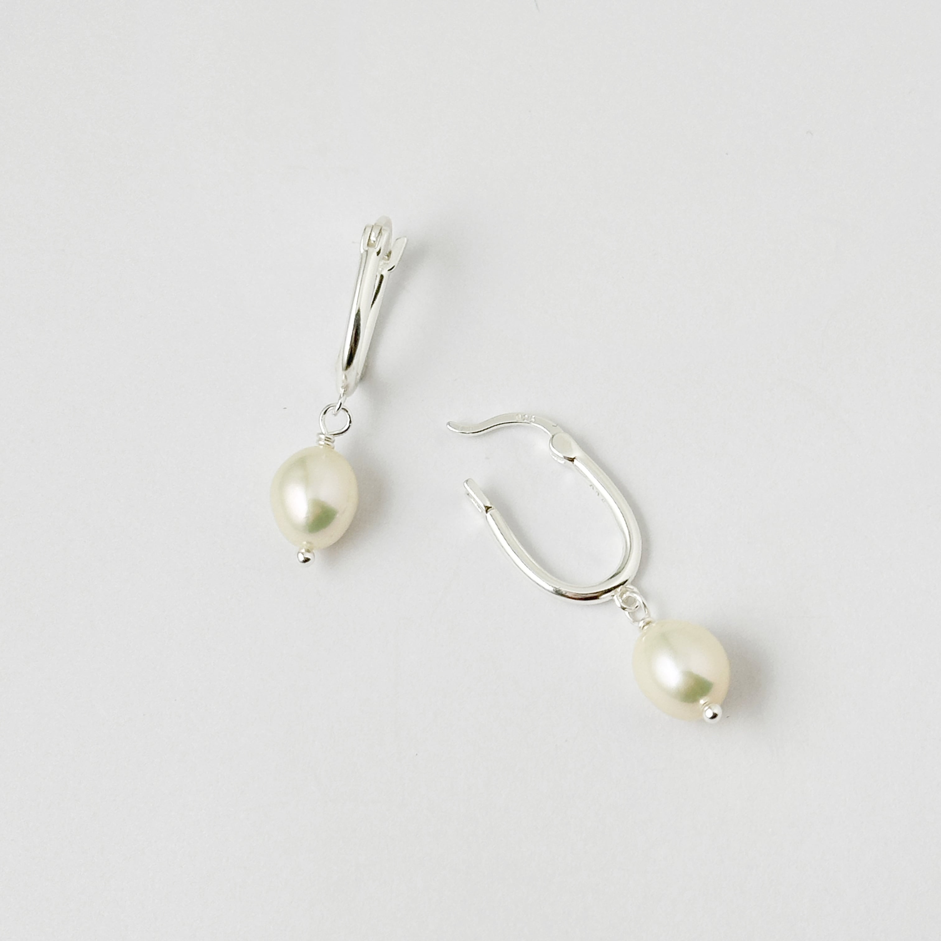 ゆれる パール オーバル フープ ピアス | 【公式通販】鎌倉のシルバー