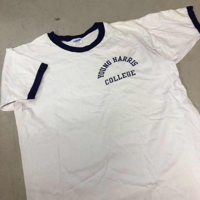1970s CHAMPION "YOUNG HARRIS" RINGER T-SHIRT