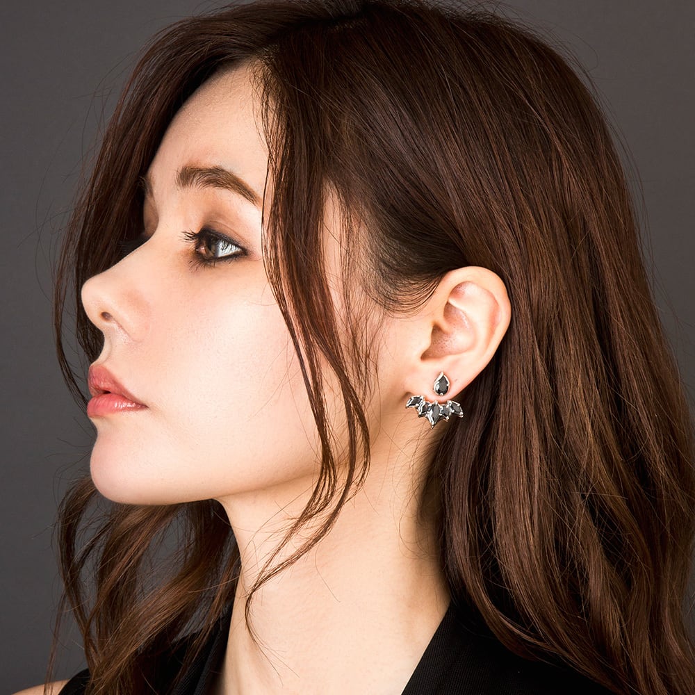 WERKSTATT MUNCHEN ピアス 美品 ルシファーイヤージャケットピアス（ブラック） 片耳用 ACE0147