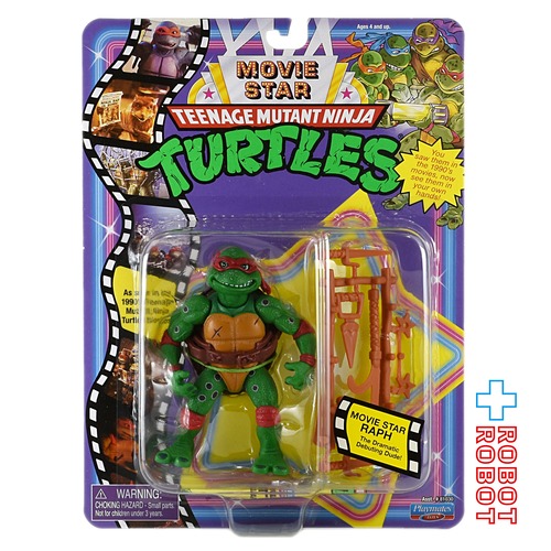 プレイメイツ タートルズ TMNT オリジナル・クラシック ウェーブ3 ムービースター ラフ ラファエロ 4インチ ベーシックフィギュア 未開封