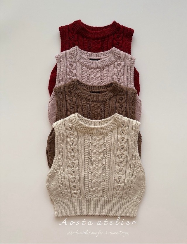 ★予約⌇﻿LALALAND / poodle vest