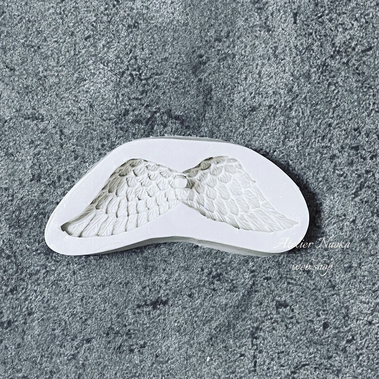 天使の翼 オーナメント シリコンモールド | シリコンモールド・クレイ