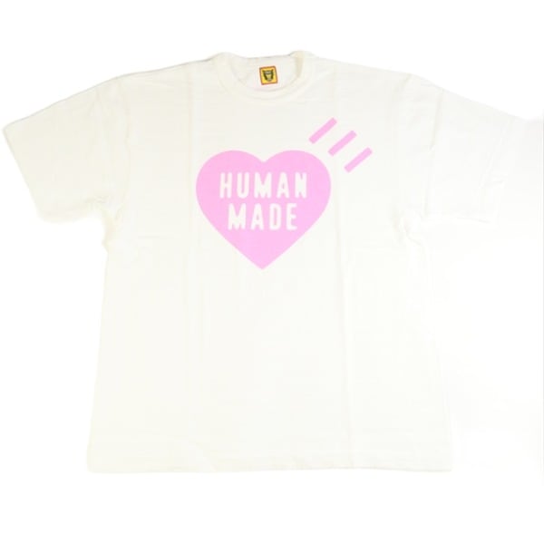 HUMAN MADE HEART L/S T-SHIRT WHITE M