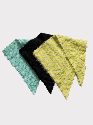 fringe jacquard babushka