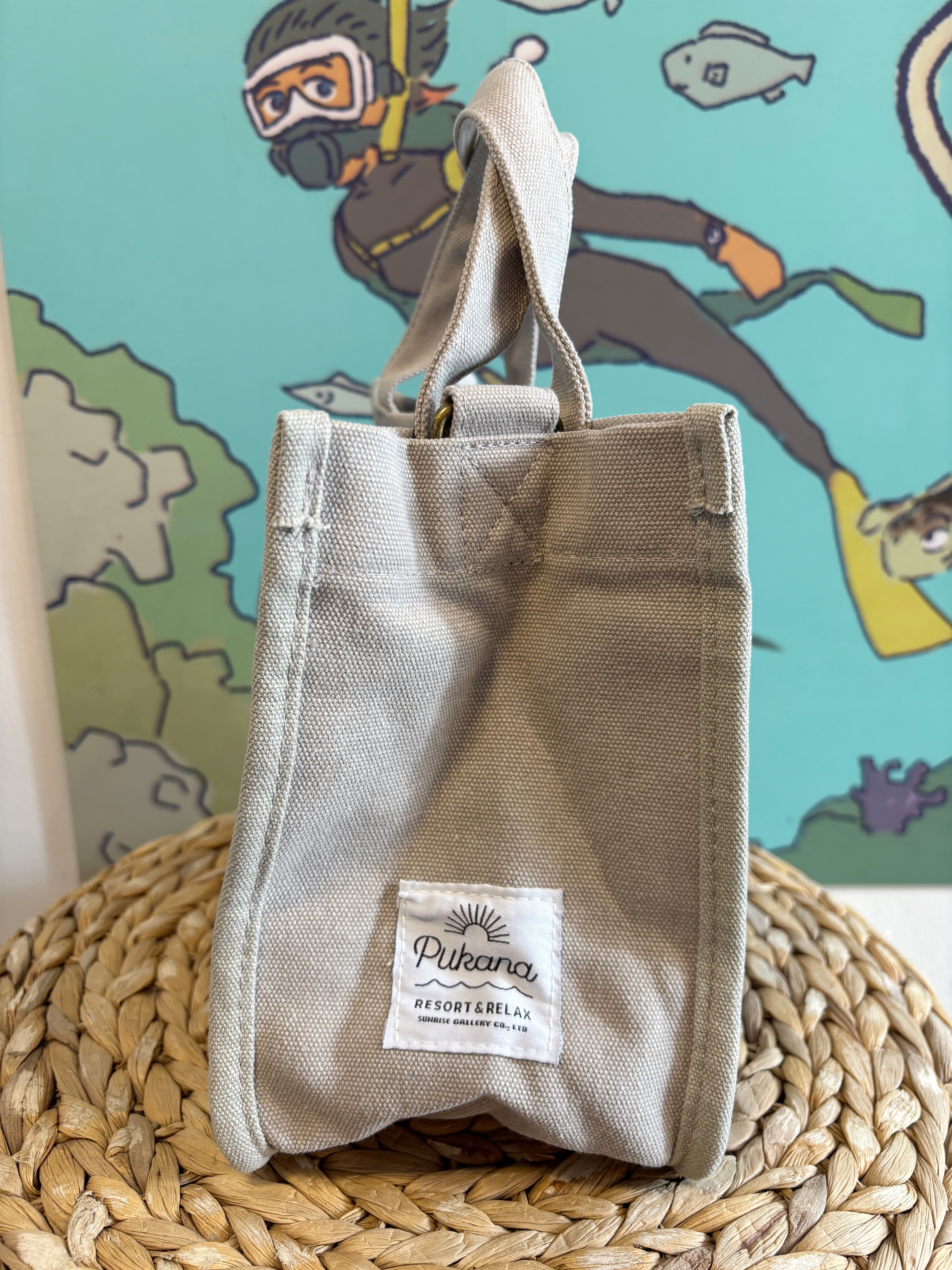 2way ハワイアンBag ショルダーバッグ＆トートバッグ フレンチ