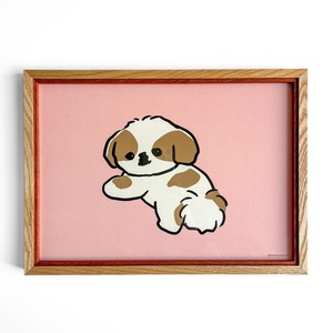 せいこせんせい　アートポスター　シーズー