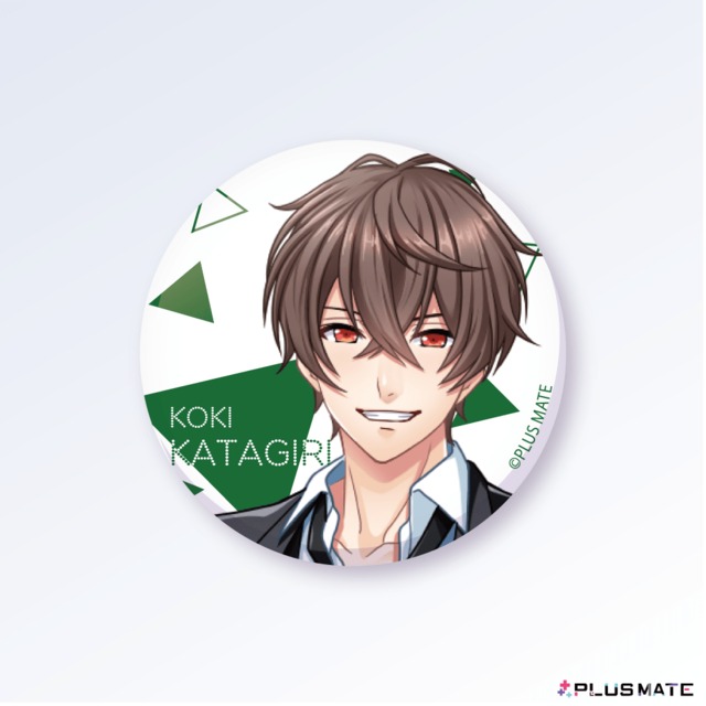 PLUSMATE 缶バッジ 片桐光輝