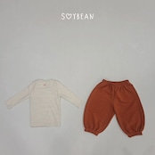 【取寄】SOYBEAN ジャムストライプ上下セット|秋服|韓国子供服| 26/AT