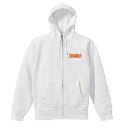 ZIP PARKA "CALLIGRAPHY ORANGE"