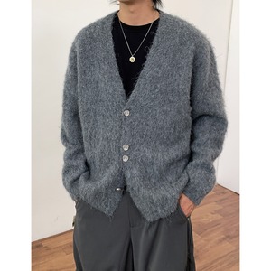 ボタンアクセントニットカーディガン　957