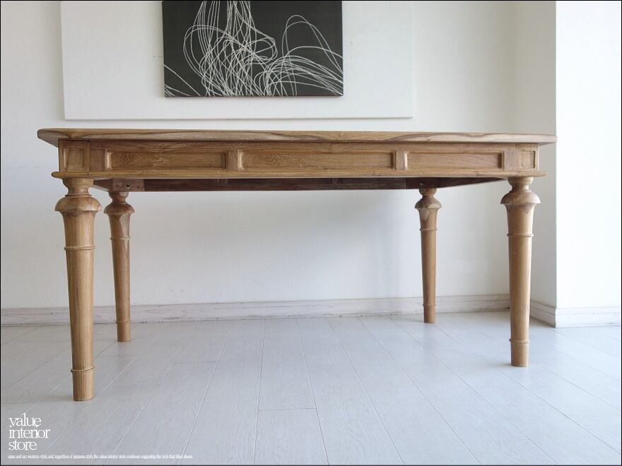 「 フクシマ様 サイズオーダーテーブル 」 オールドチークダイニングテーブルRAZ 無垢材テーブル 無垢材テーブル デスク 古材家具 ナチュラル 世界三大銘木 W150×D90cm