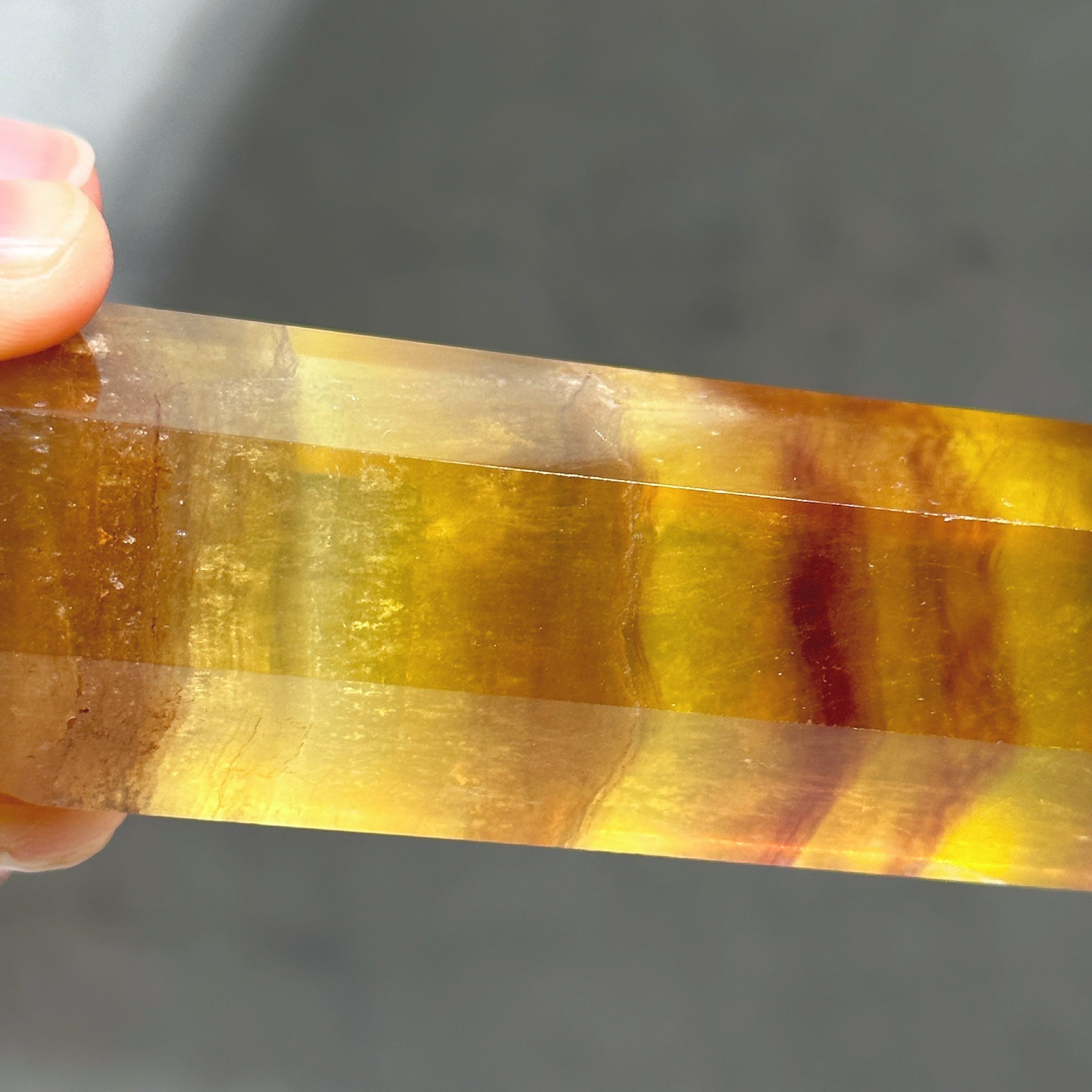 イエローフローライト タワー型 01◇ Yellow Fluorite ◇天然石・鉱物